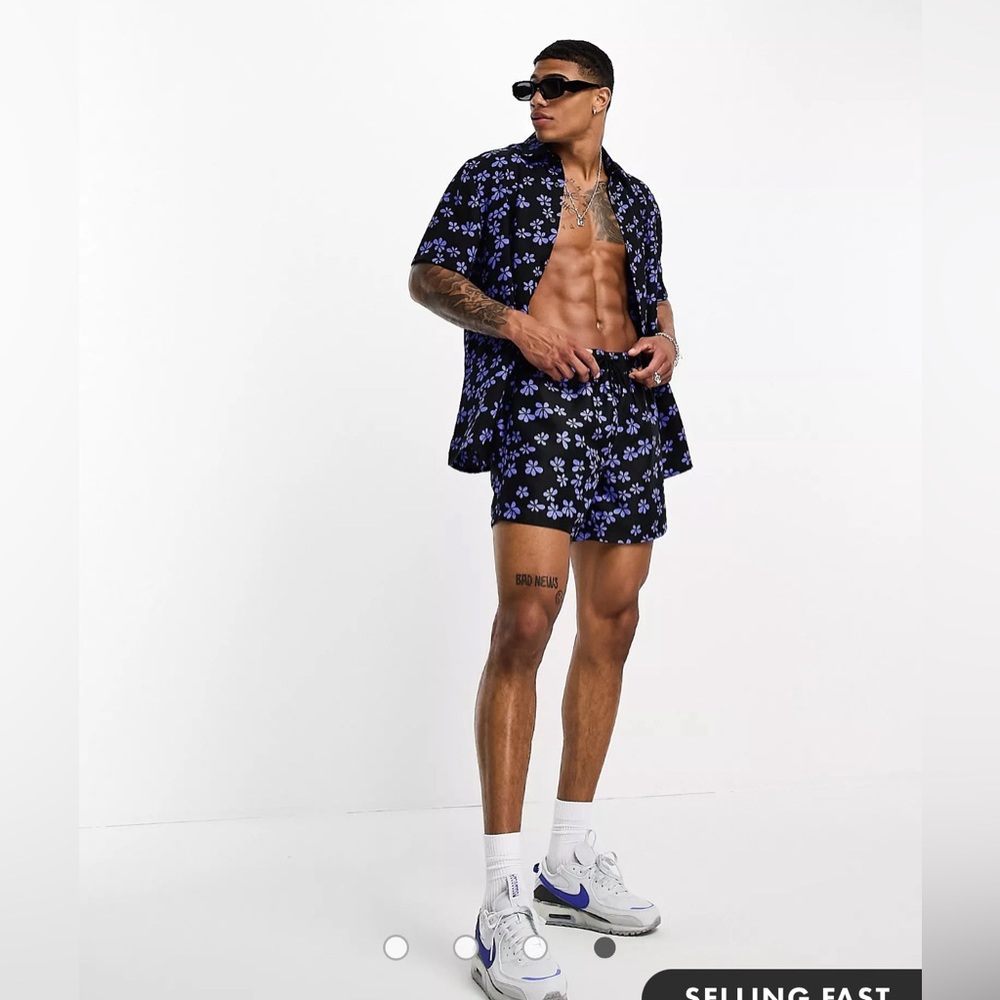 ASOS men’s cabana matching coord swim set